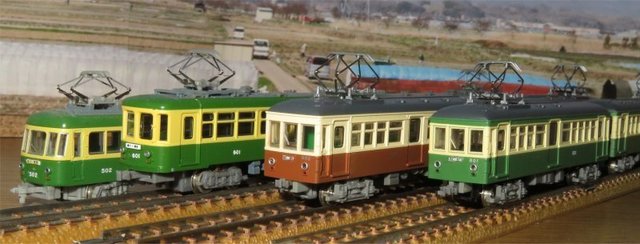 鉄コレ江ノ電800形をNゲージ化 - ローカル線放浪記&模型