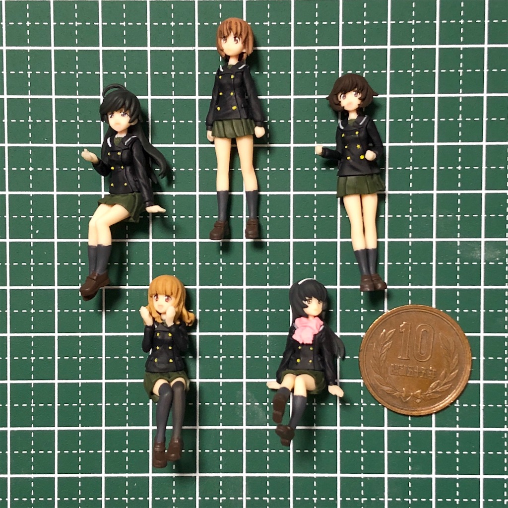 プラッツ ガールズ&パンツァー最終章 1/35 あんこうチーム フィギュア