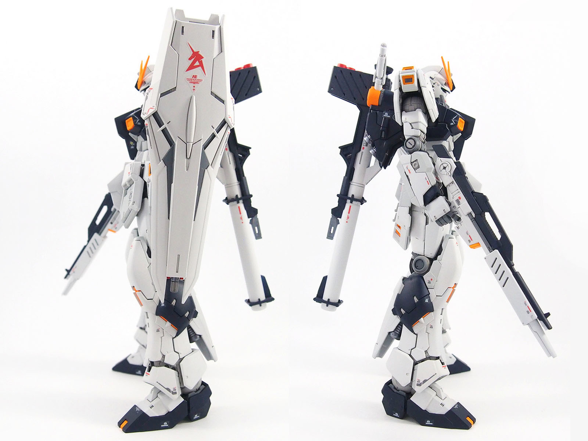 RG νガンダム 塗装/改修レビュー（ガンプラ仮組みのすすめ） | APYAPON
