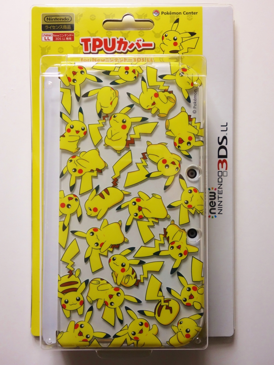 購入】TPUカバー for Newニンテンドー3DS LL ピカチュウがいっぱい