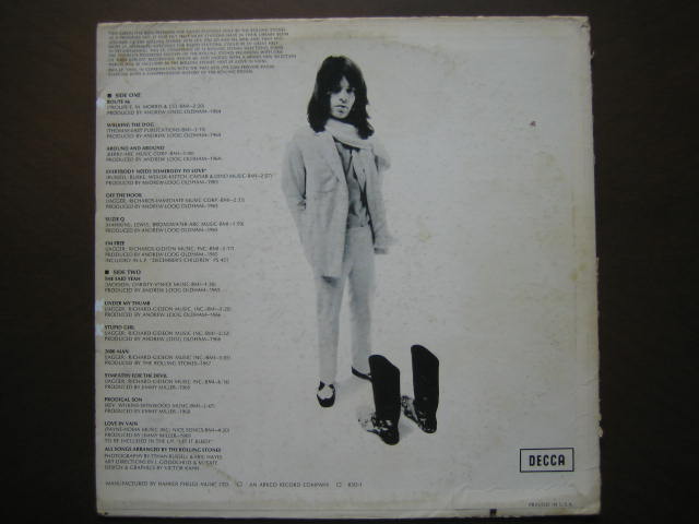 ローリング・ストーンズ 英米プロモ・オンリーPROMOTIONAL ALBUM