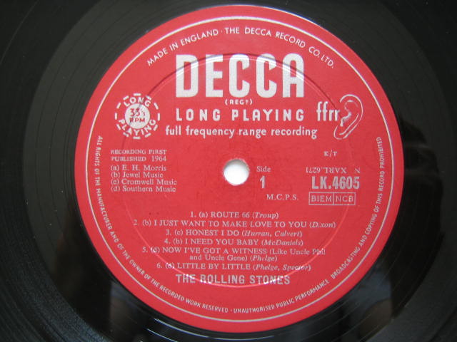 ローリング・ストーンズ UKファースト続編！ラベルの変化と謎のブルー