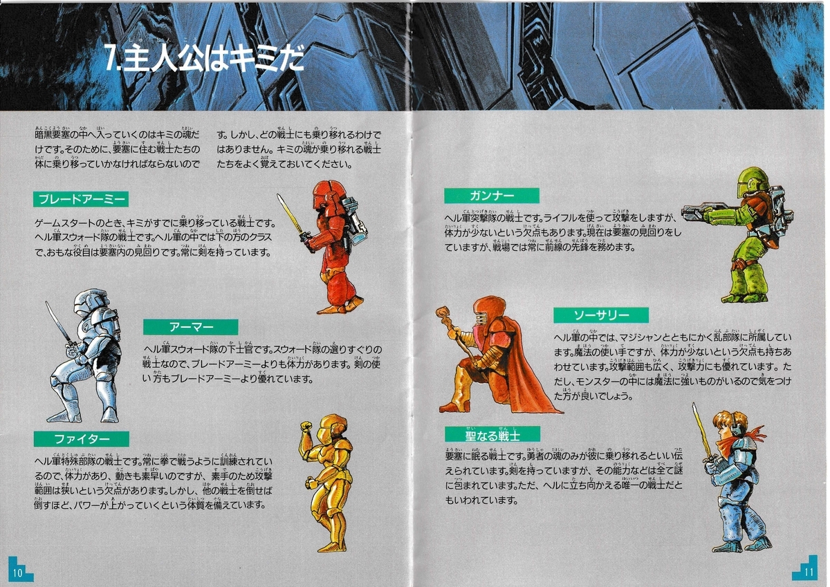 レリクス 暗黒要塞』1987年／ディスクシステム - レトロゲームの説明書