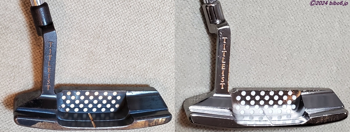 Titleist Scotty Cameron Tel3 Newport two」のメッキ塗装 - 備忘6.jp