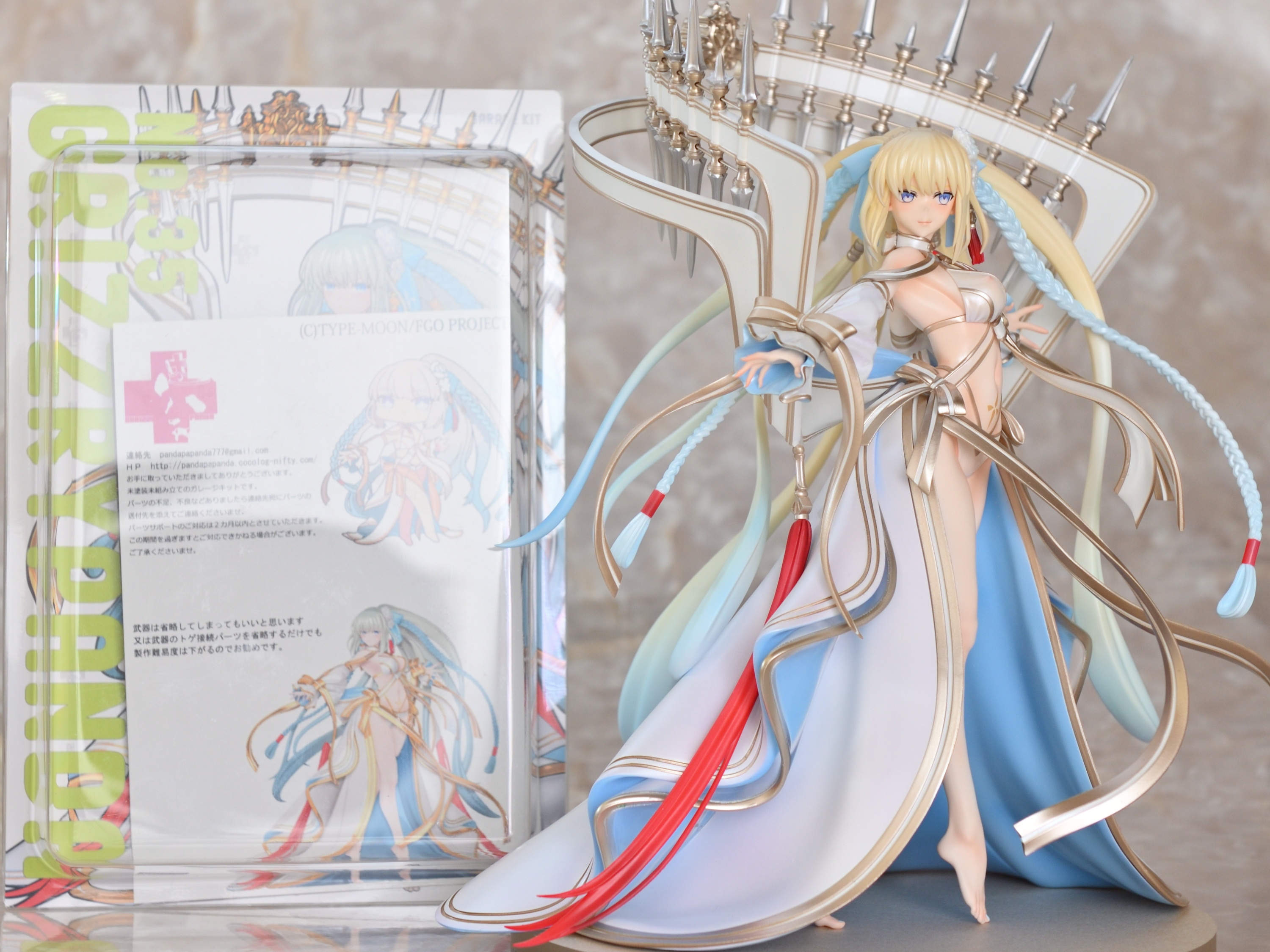 水妃モルガン ガレージキット完成！ - MIYUTOのぷらも道