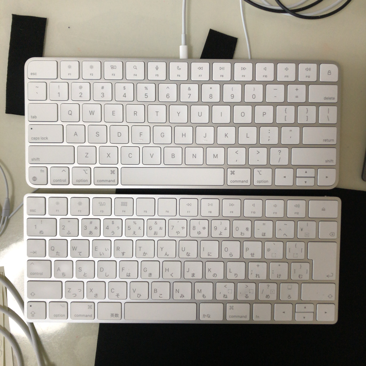 US配列のMagic keyboard MK2A3LL/AはWindowsで有線接続で継続して使え