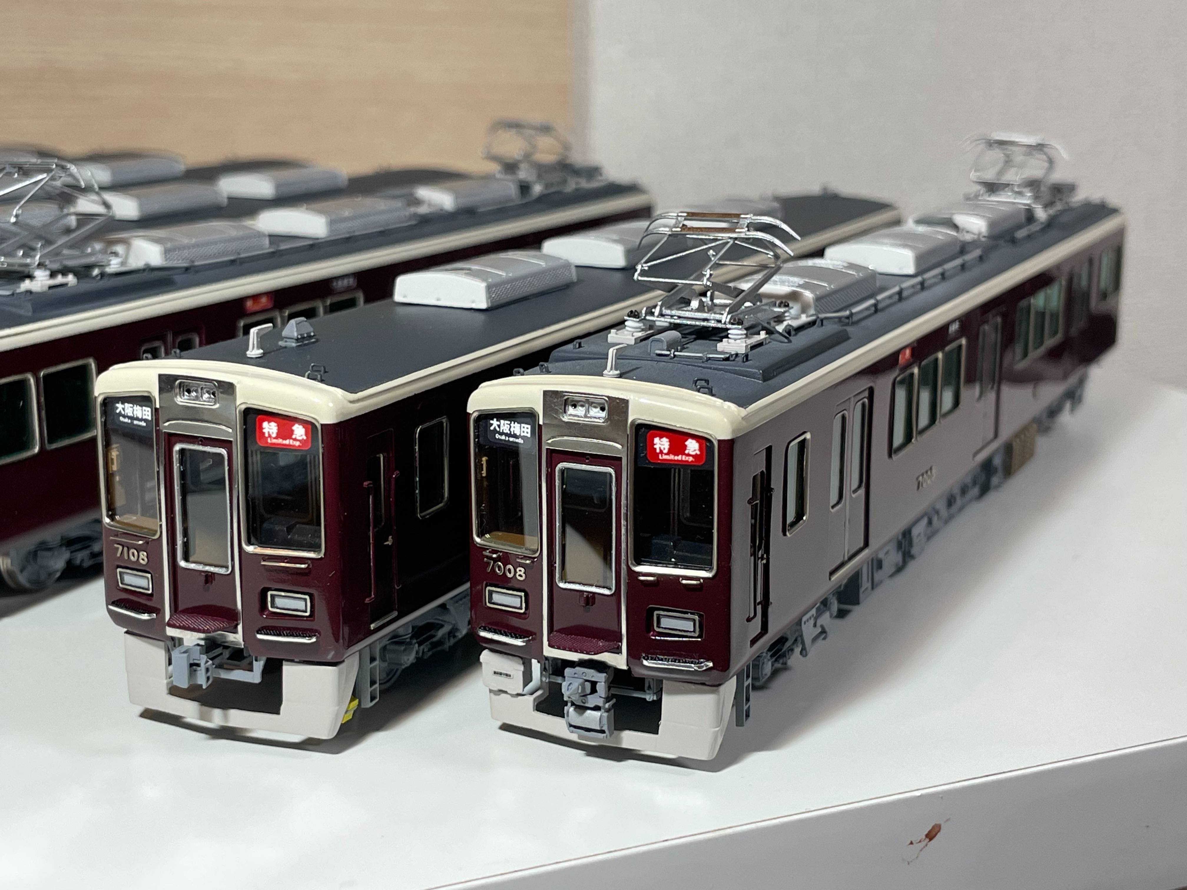 16番 ホビーメイトオカ 阪急7000系 更新車キット を作る 完成編 - 逢田