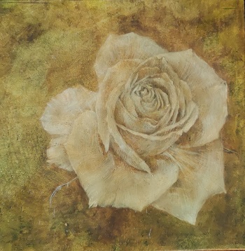 混合技法 またまた薔薇描いてます - お絵描きeveryday