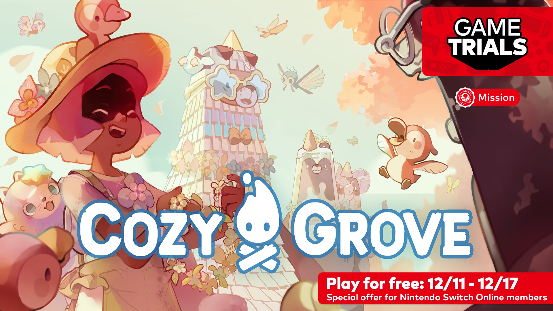 Try the latest Game Trial, Cozy Grove | マイニンテンドーからの