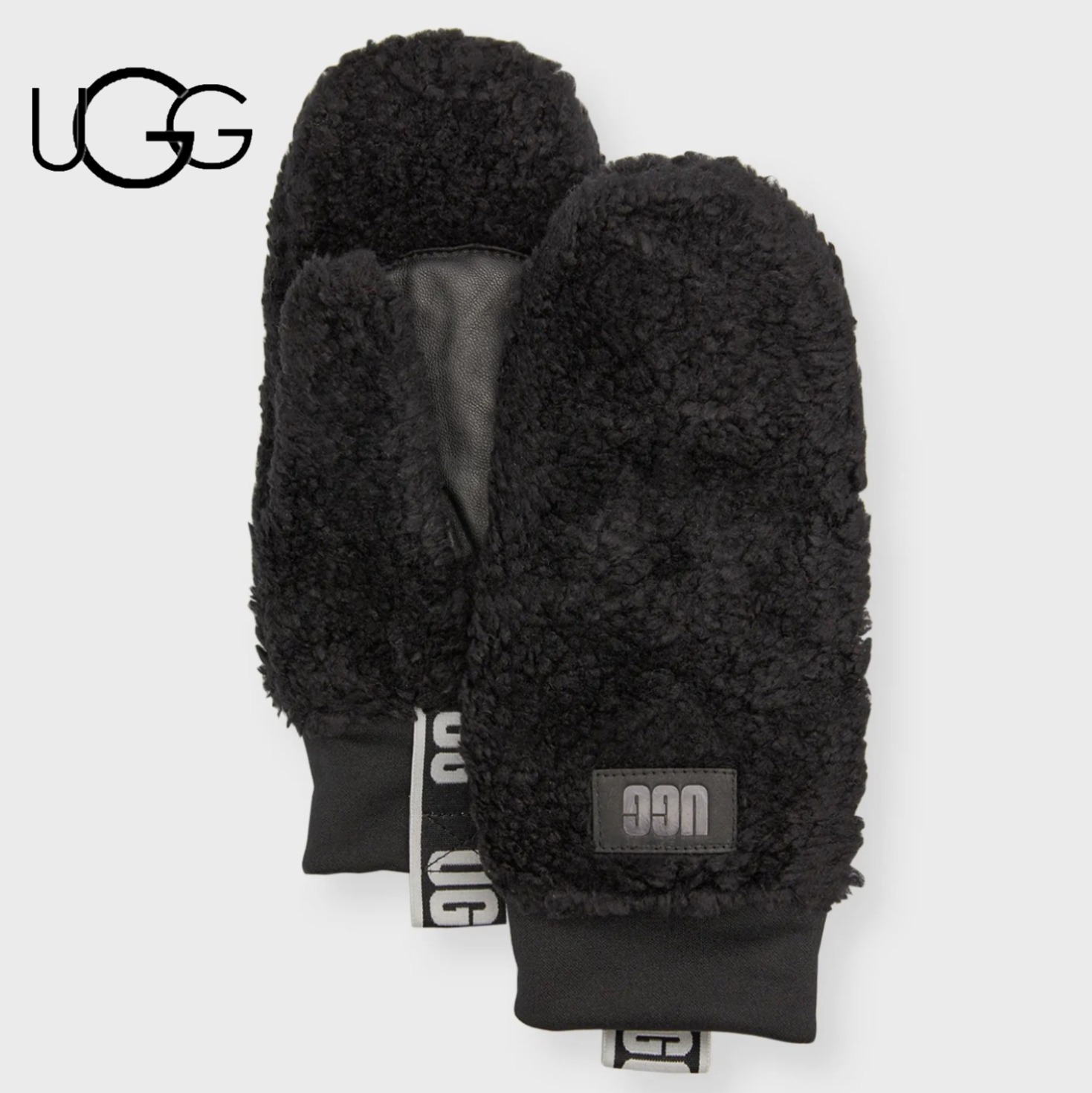 UGG】Logo Sherpa Mittens ☆ふわふわもこもこ ミトン ☆ 手袋 (UGG