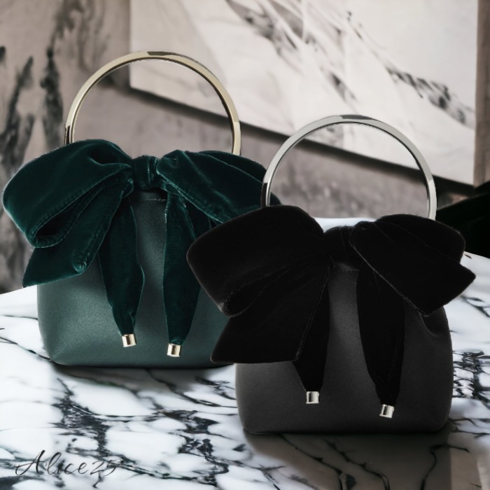 エレガント [JIMMY CHOO] BONBON ベルベットリボン サテン (Jimmy Choo