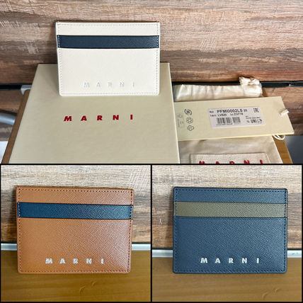 ネイビー（紺）系 MARNI(マルニ) カードケース・名刺入れ(レディース