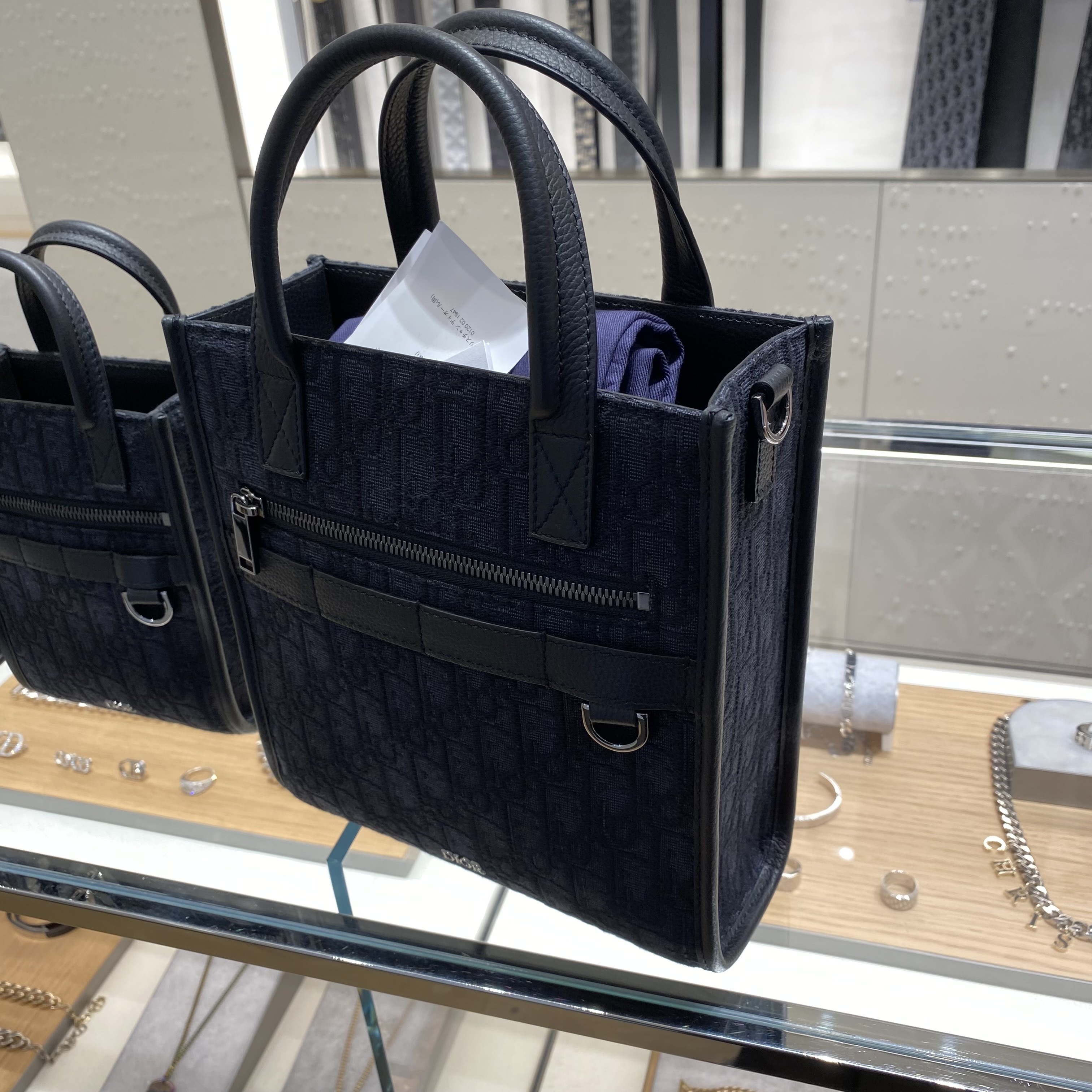 すぐ届く】DIOR ディオール SAFARI ノースサウス トートバッグ (Dior