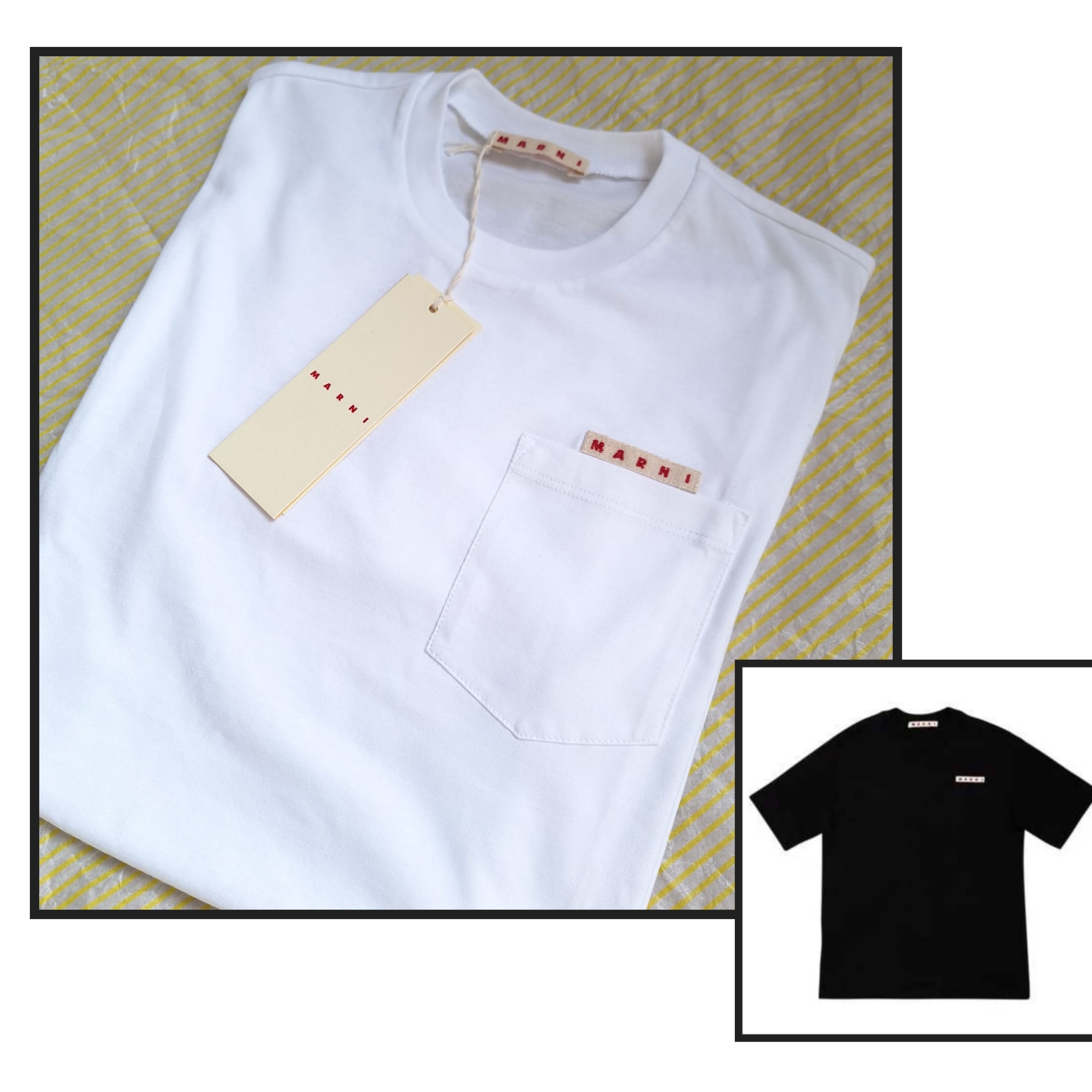 MARNI】 胸ポケット ロゴ Tシャツ 大人もOK SS24 (MARNI/キッズ用