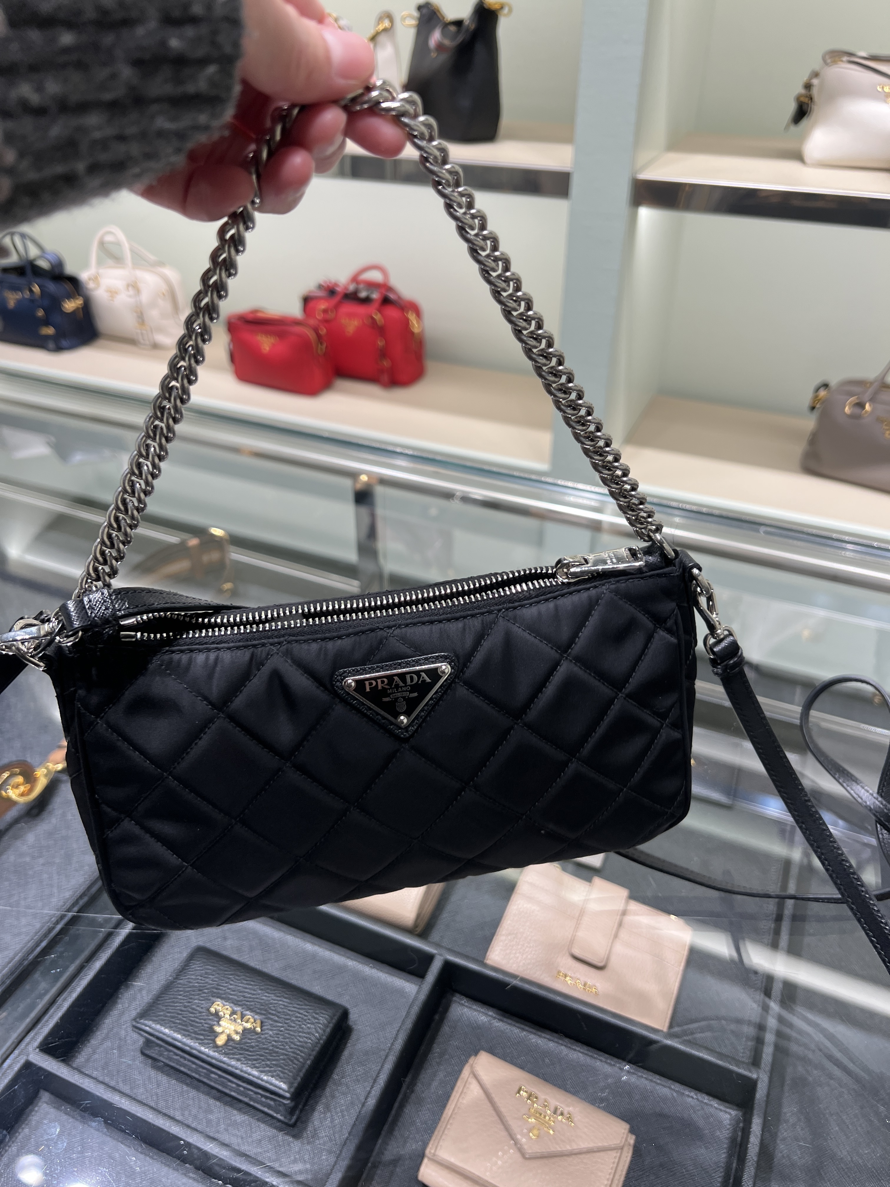 セール】PRADA プラダ 定番チェーンショルダー 2WAY 1BH026 (PRADA