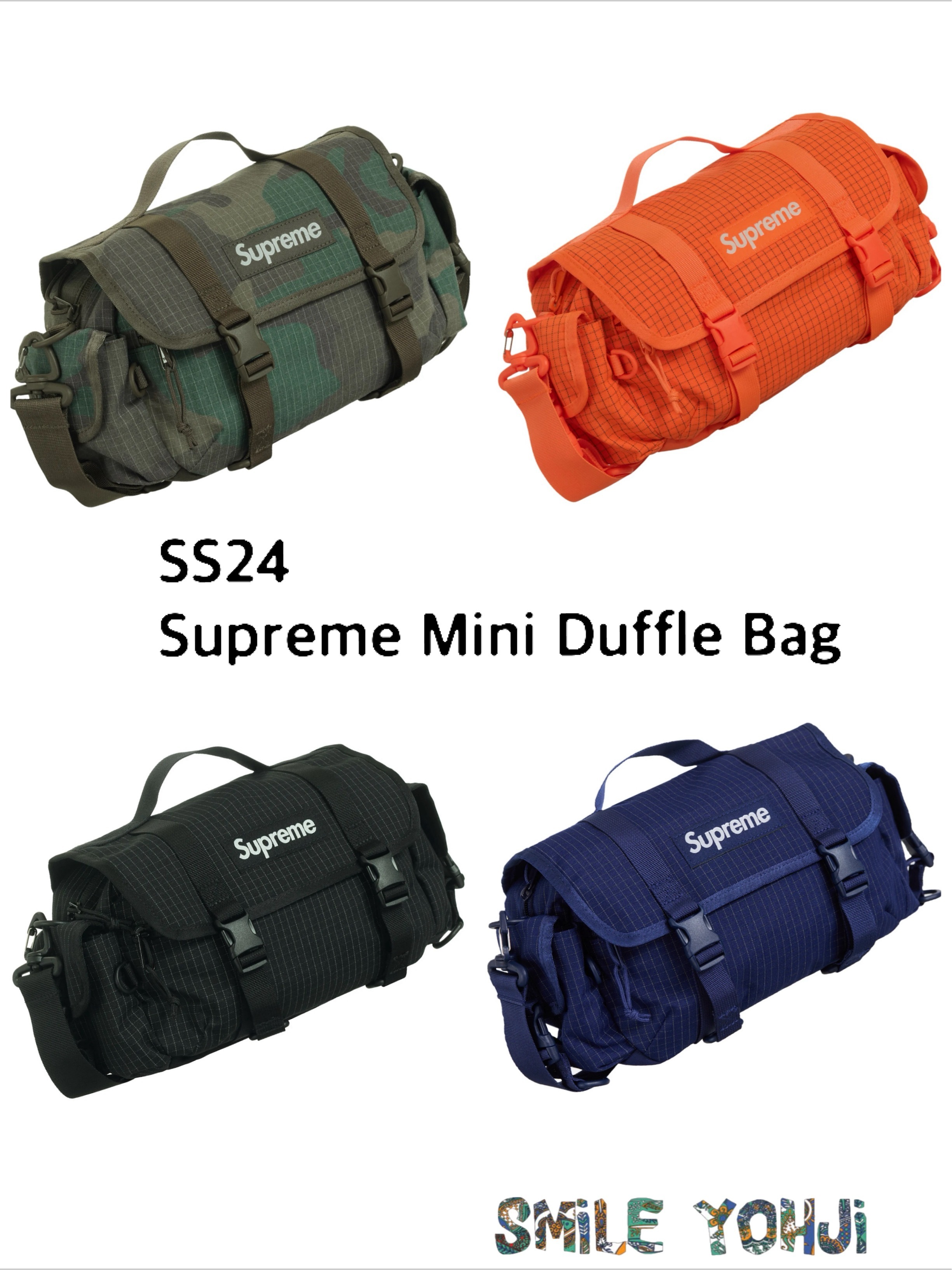 ☆2024SS WEEK1☆Supreme Mini Duffle Bag (Supreme/バッグ・カバン