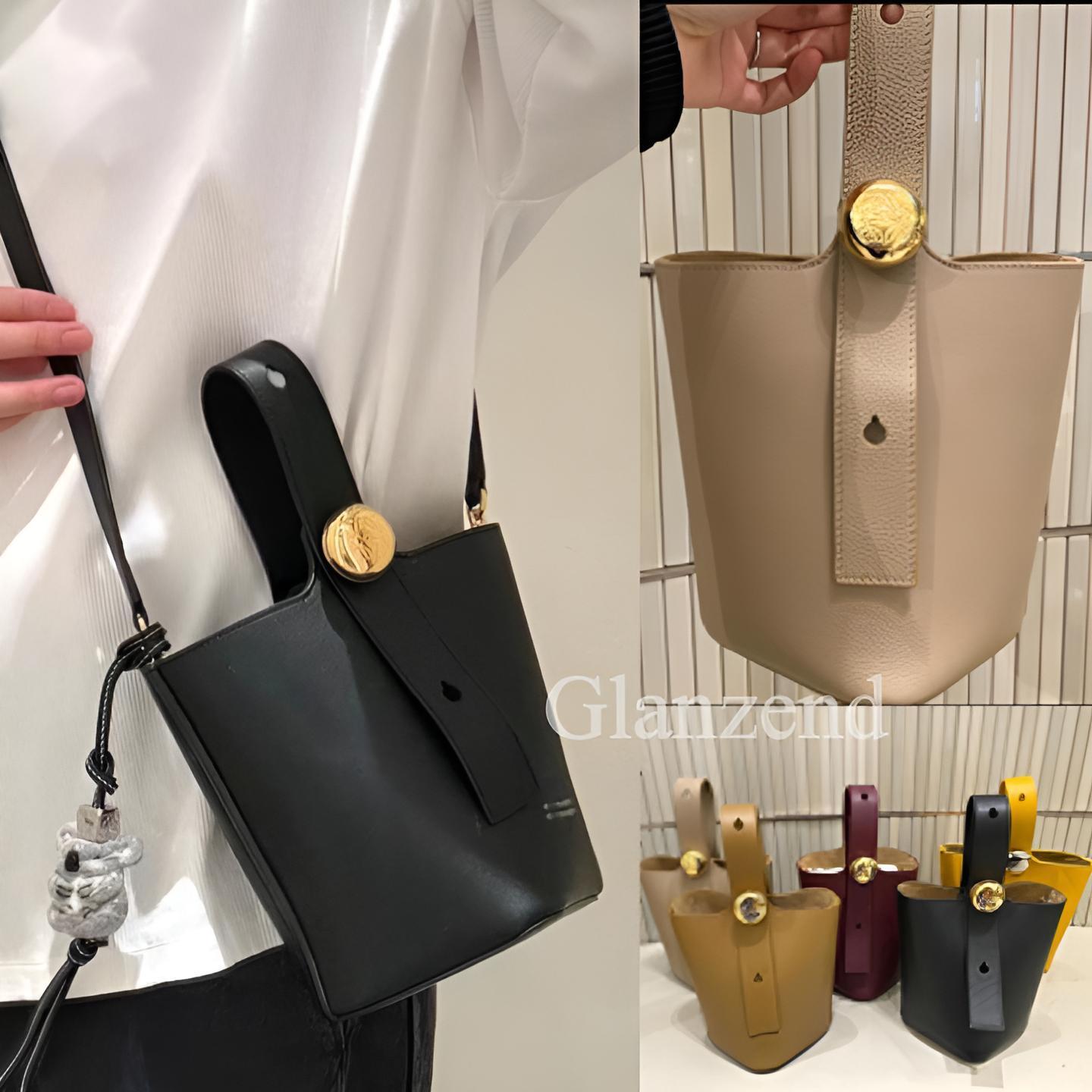 ☆大人気☆【Loewe】 ペブル バケットミニバッグ/メローカーフ (LOEWE