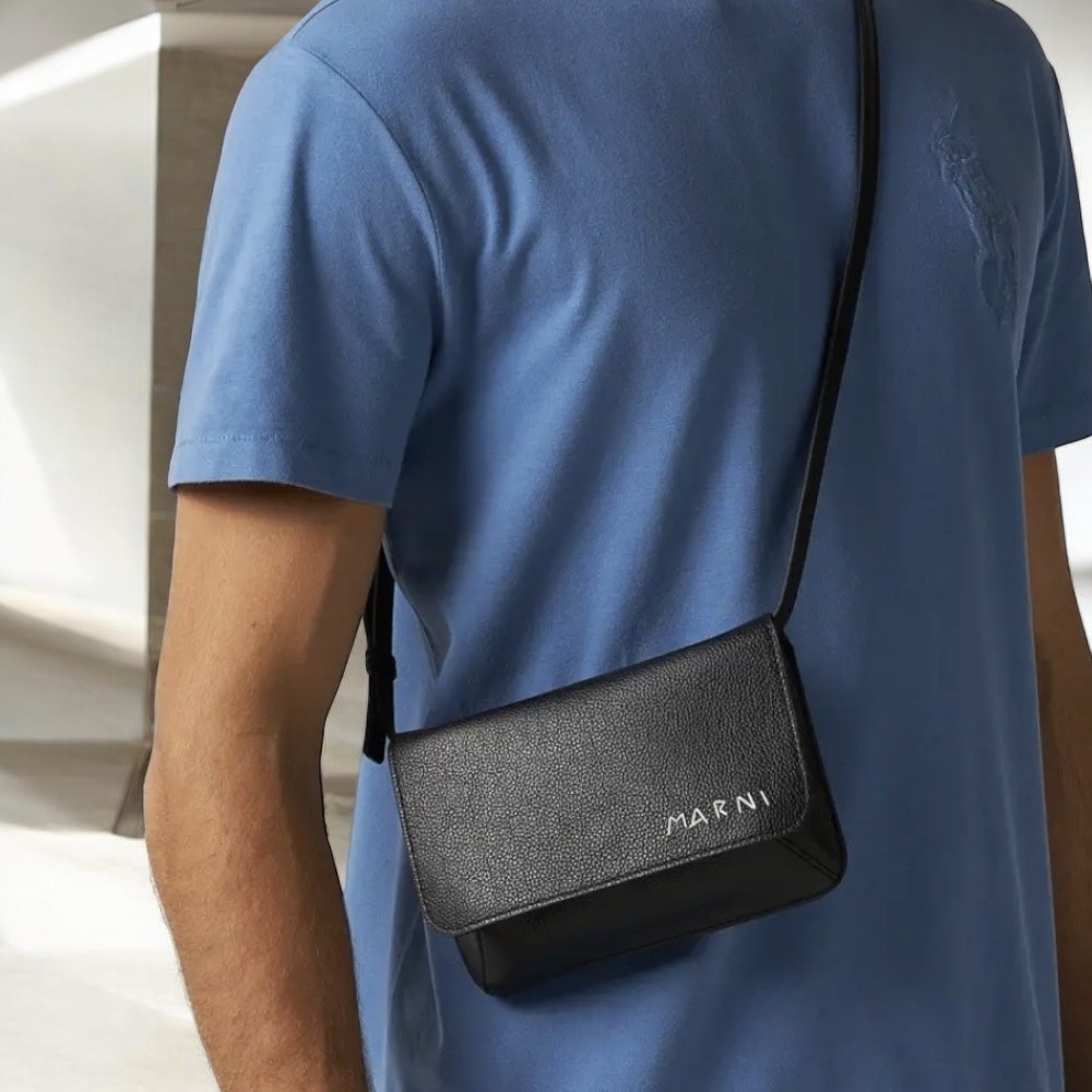 MARNI メンディングレザー ショルダーバッグ (MARNI/ショルダーバッグ