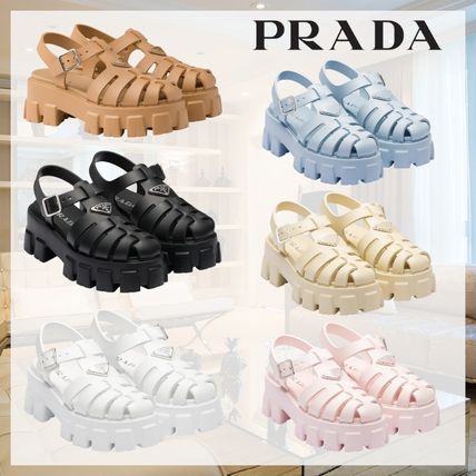 ラバー PRADA(プラダ) サンダル・ミュール(レディース) - ブランド通販
