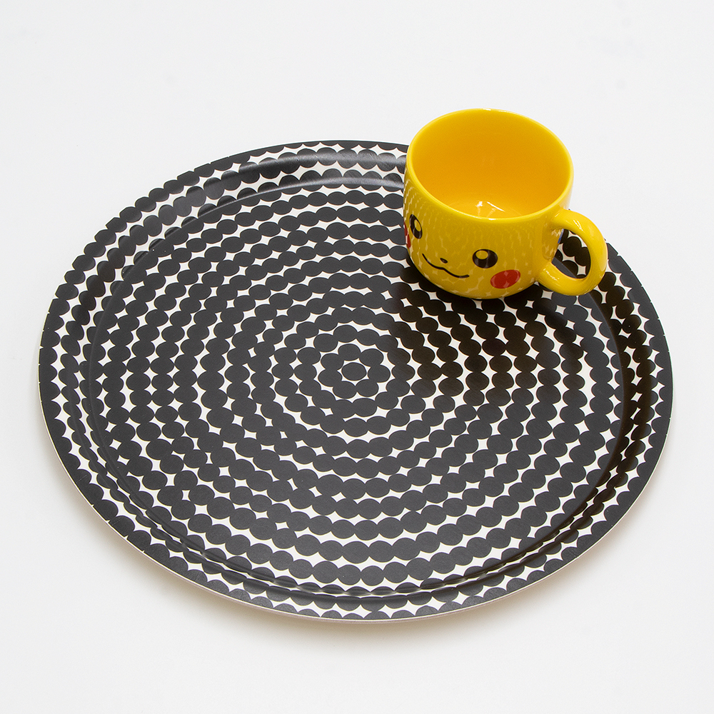 マリメッコ marimekko トレイ Rasymatto plywood tray 31cm (marimekko