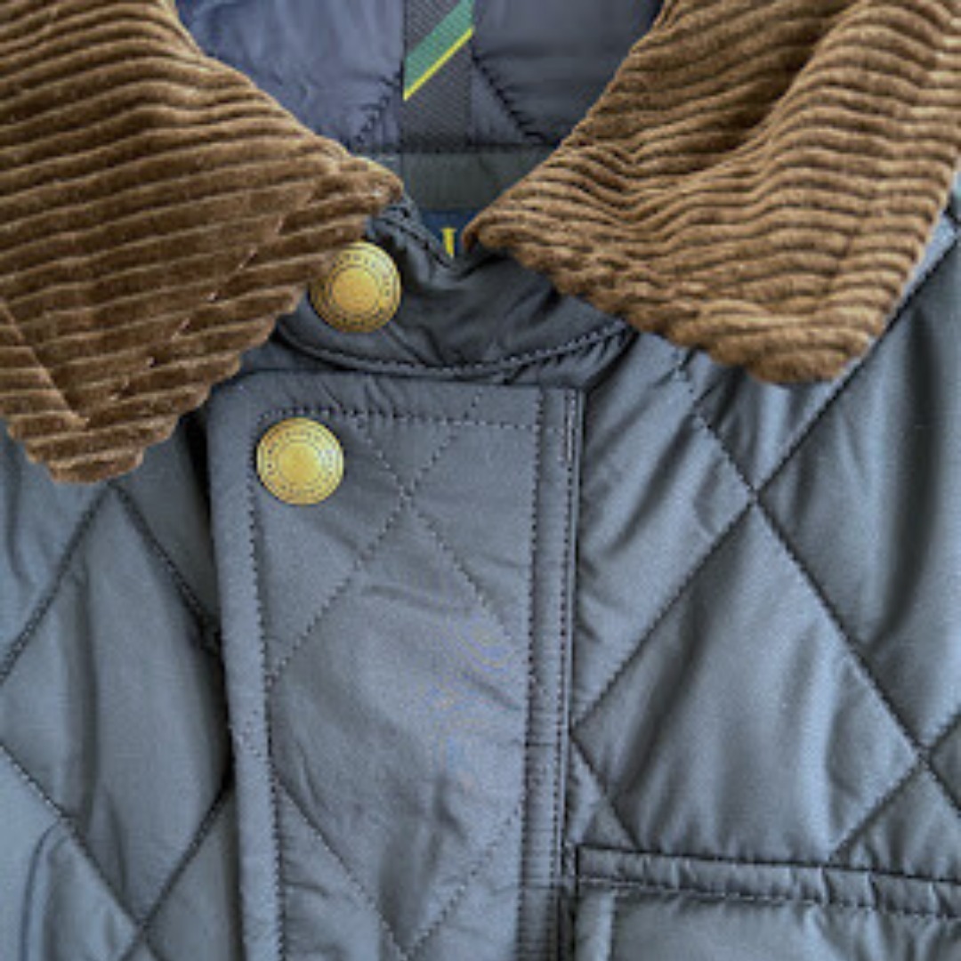 POLO RALPH LAUREN】コーデュロイ襟 キルティングジャケット (POLO