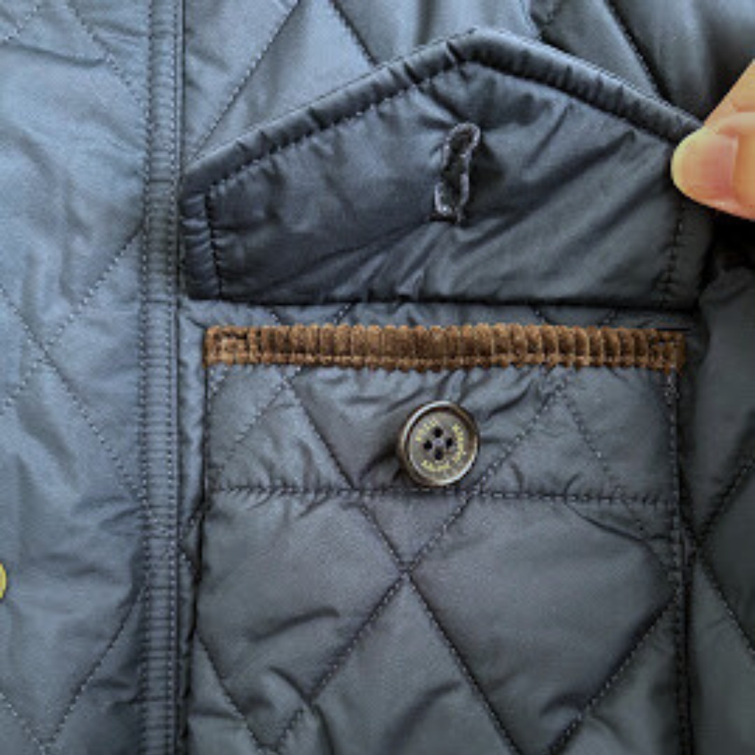 POLO RALPH LAUREN】コーデュロイ襟 キルティングジャケット (POLO