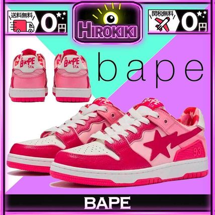 ピンク系 A BATHING APE(アベイシングエイプ) 靴・ブーツ・サンダル