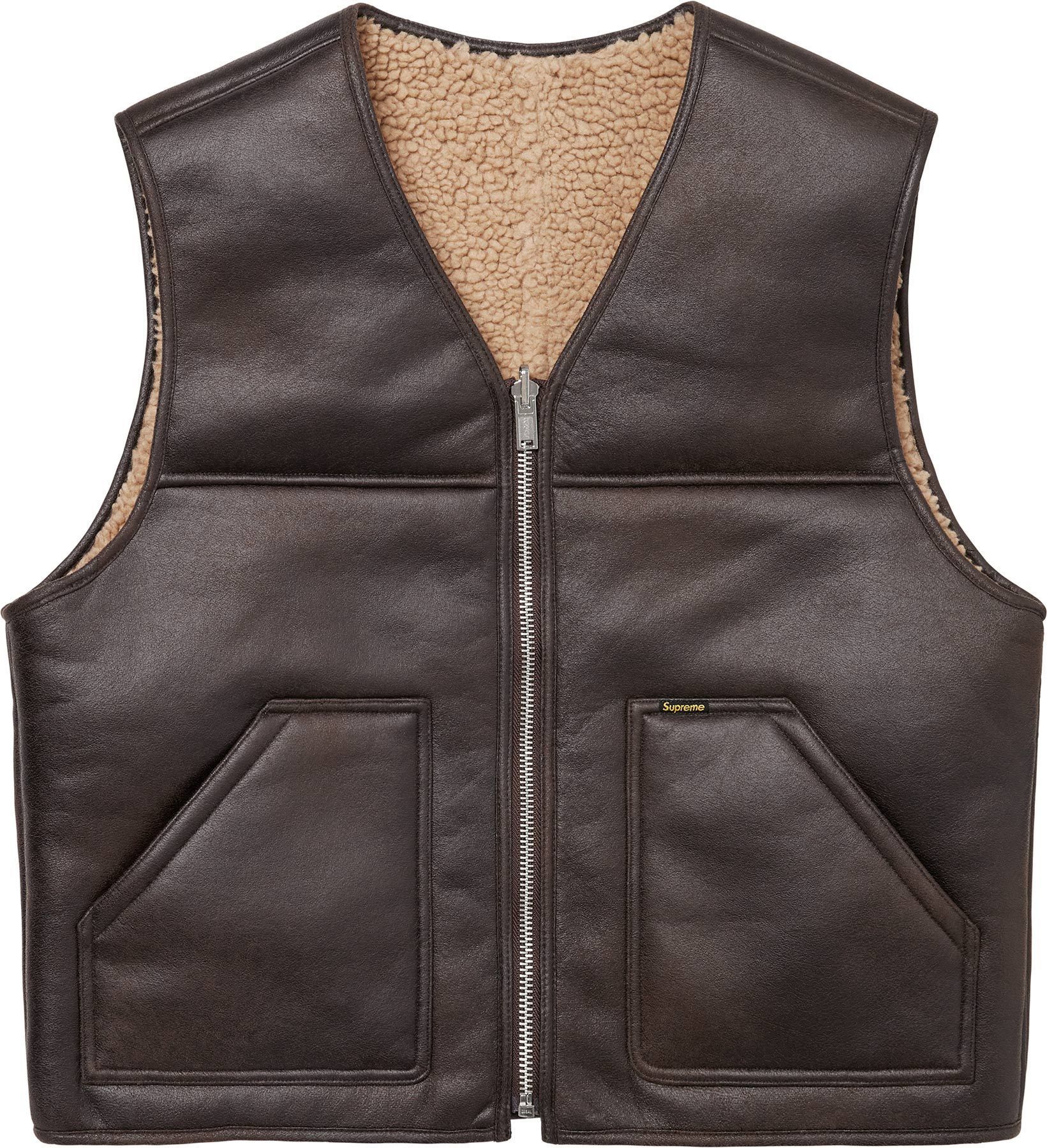 Supreme Reversible Faux Shearling Work Vest (Supreme/ベスト・ジレ