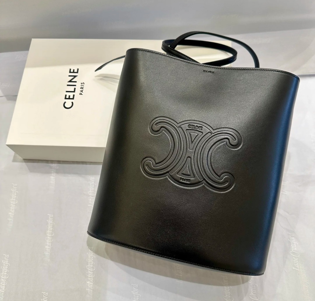 CELINE セリーヌ スモール バケットバッグ スムースカーフスキン