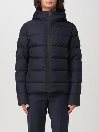 Fay フェイ ダウンジャケットコートネイビーブルー紺色 ダブルフロント