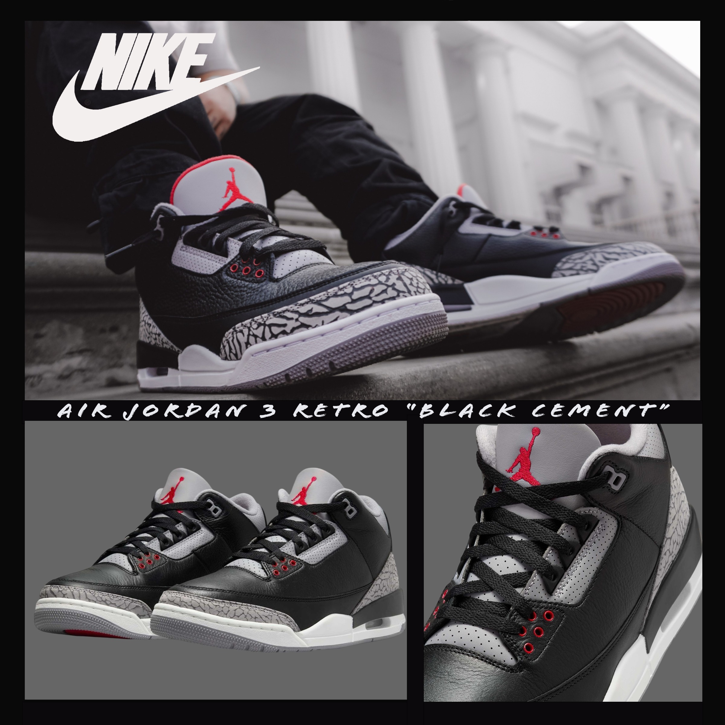 24年復刻☆Nike Air Jordan 3 Retro 