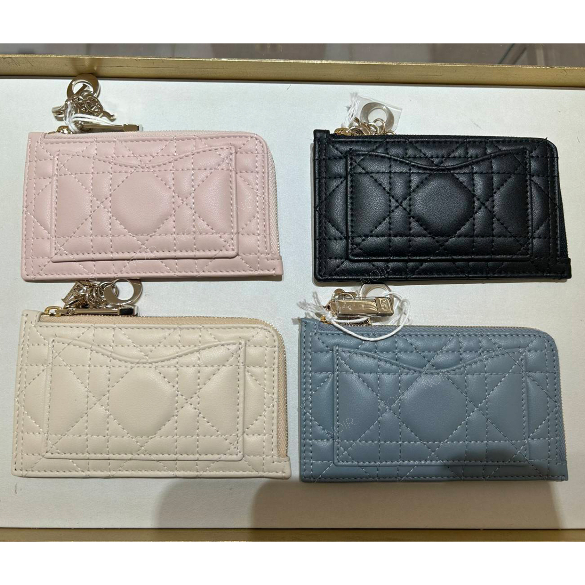 国内即発 DIOR Lady Dior Cosmos ジップ カードホルダー (Dior/カード