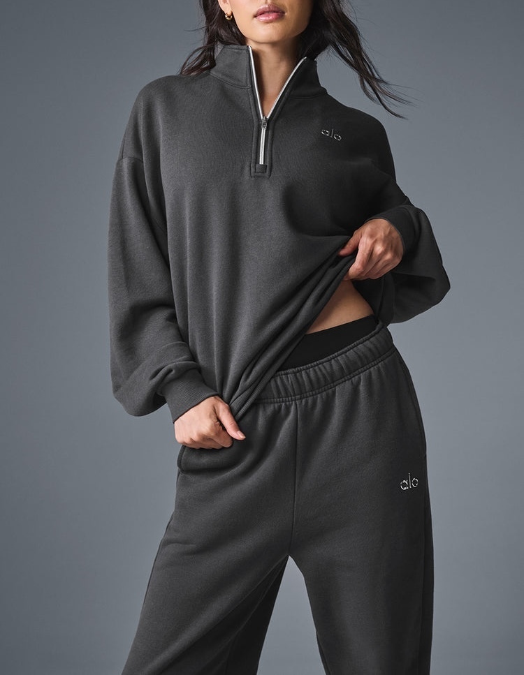 Alo Yoga】Accolade 1/4 Zip Pullover (ALO Yoga/スウェット