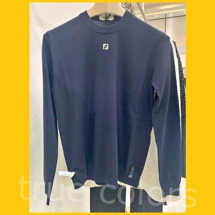ネイビー（紺）系 M FENDI(フェンディ) ニット・セーター(メンズ