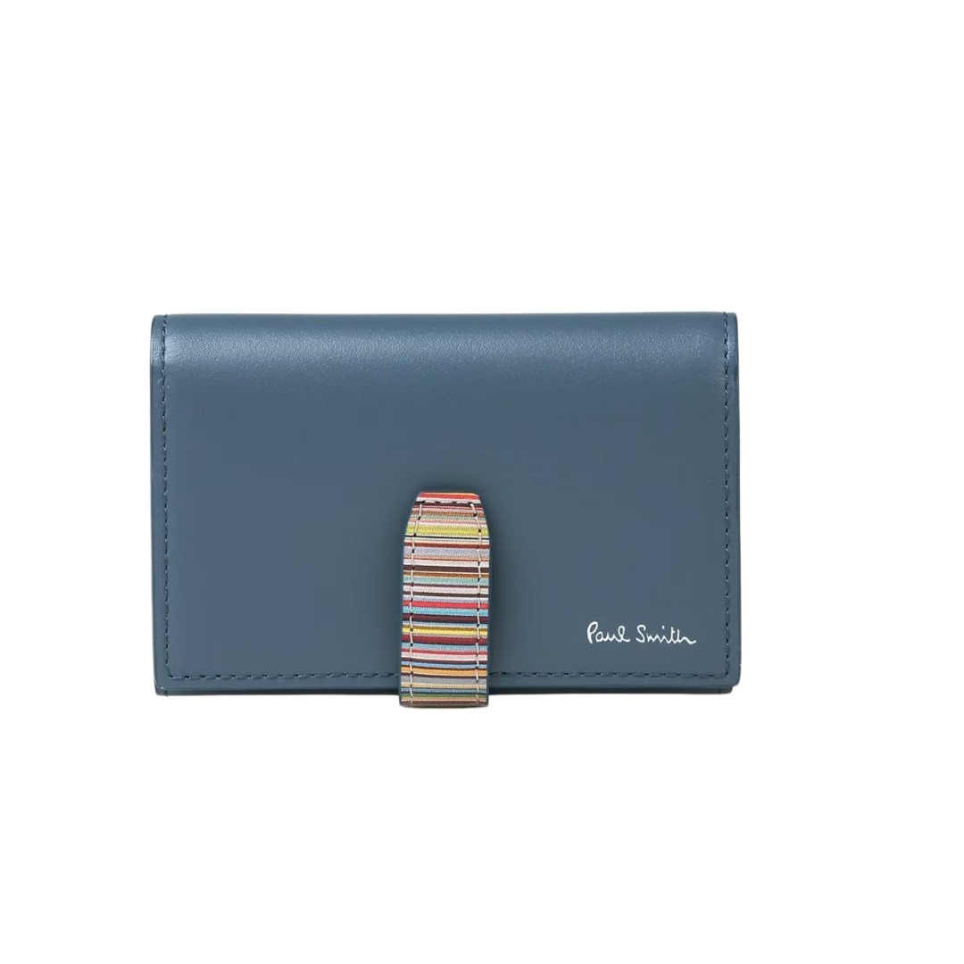 Paul Smith】シグネチャーストライプタブ SS25 名刺入れ (Paul Smith