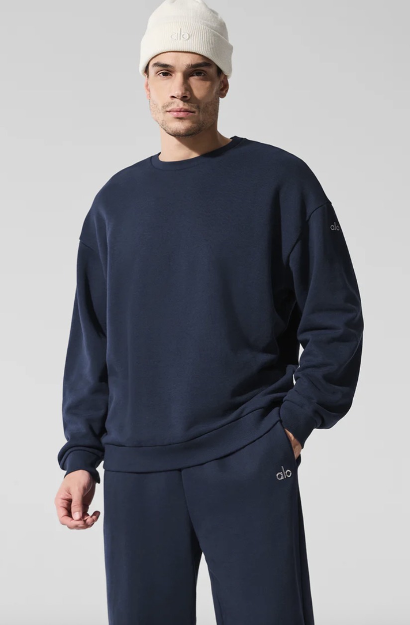 ALO Yoga】メンズ プルオーバーChill Crew Neck Pullover (ALO Yoga