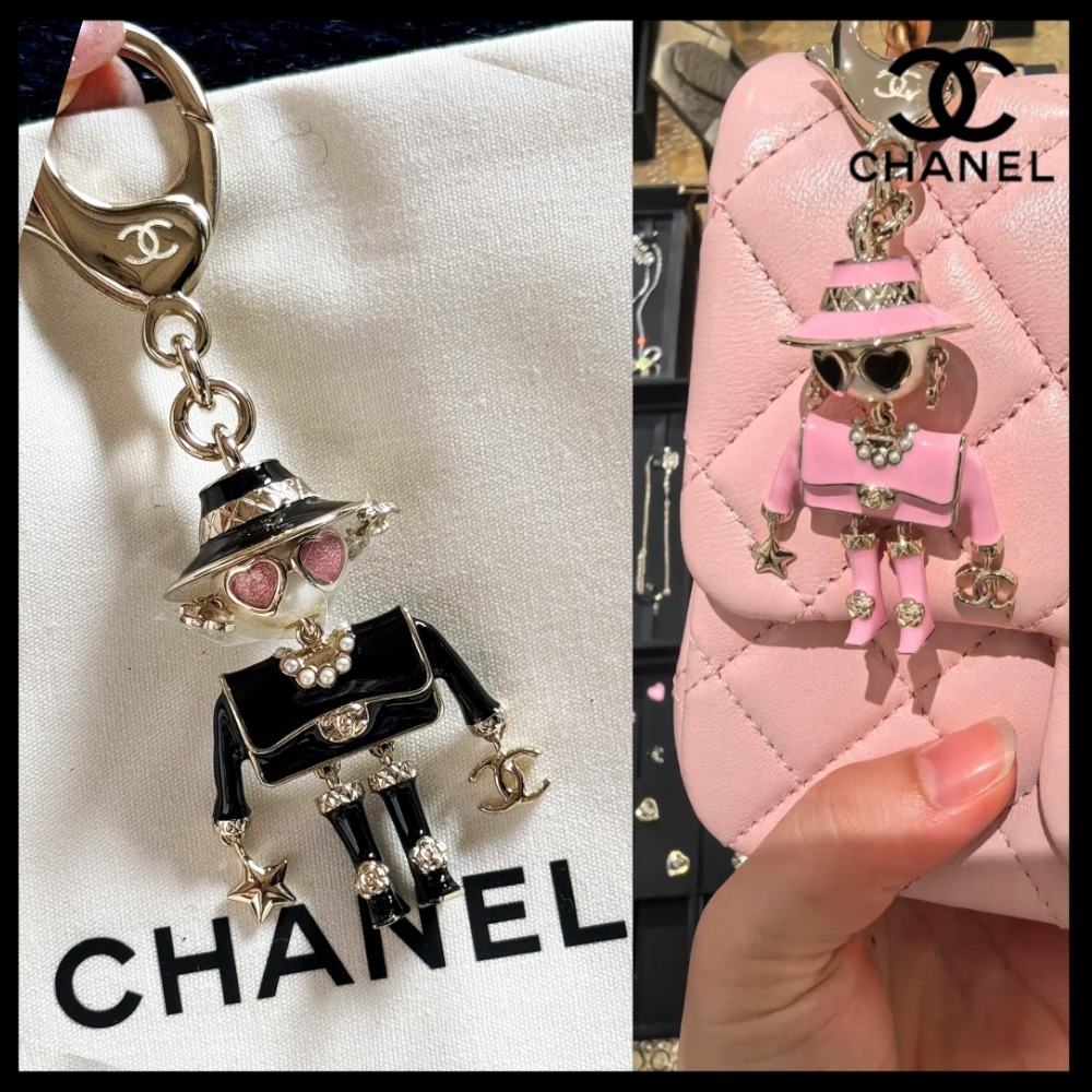遊び心溢れるシャネルドール】CHANEL キーホルダー (CHANEL