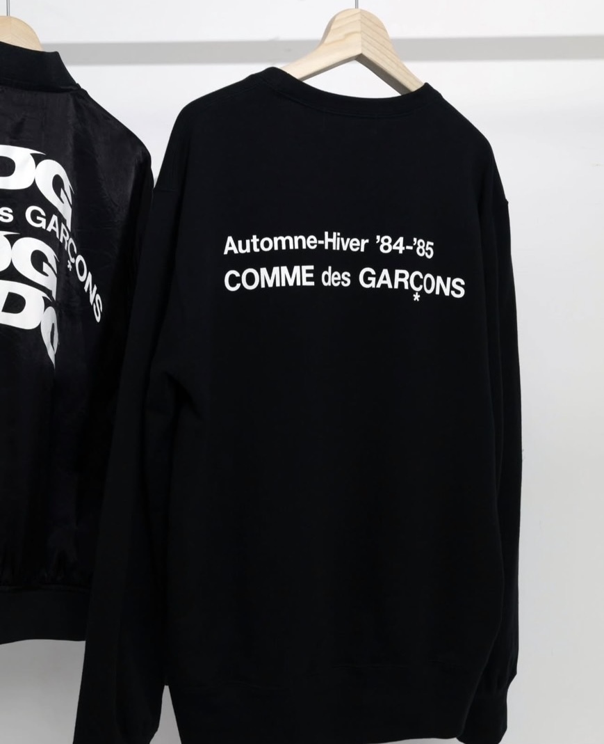 スタッフロゴ】コムデギャルソンCDG バックプリントスウェット (COMME