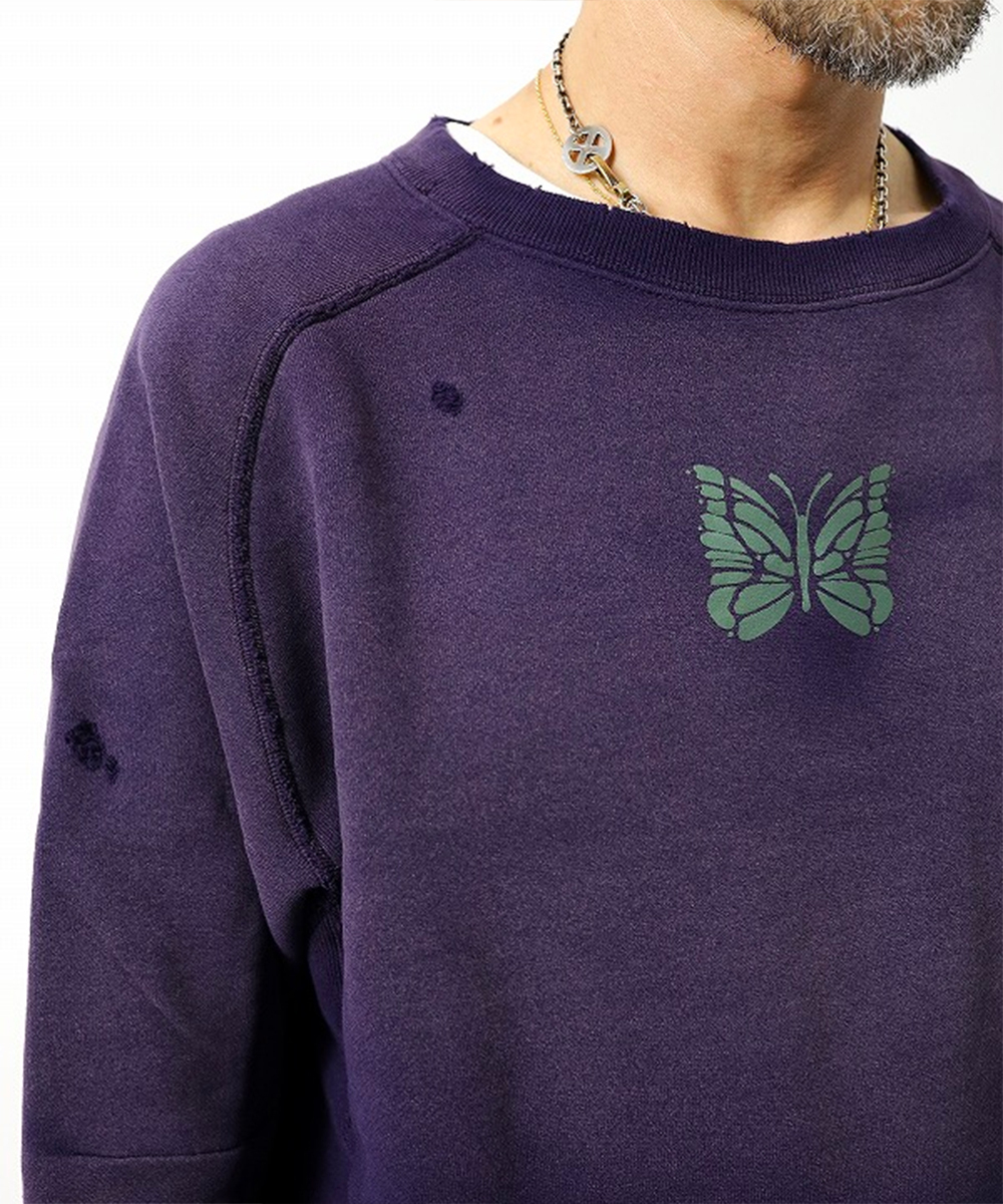 Needles】25AW DECONSTRUCTED SWEAT 長袖 スウェット すぐ届く
