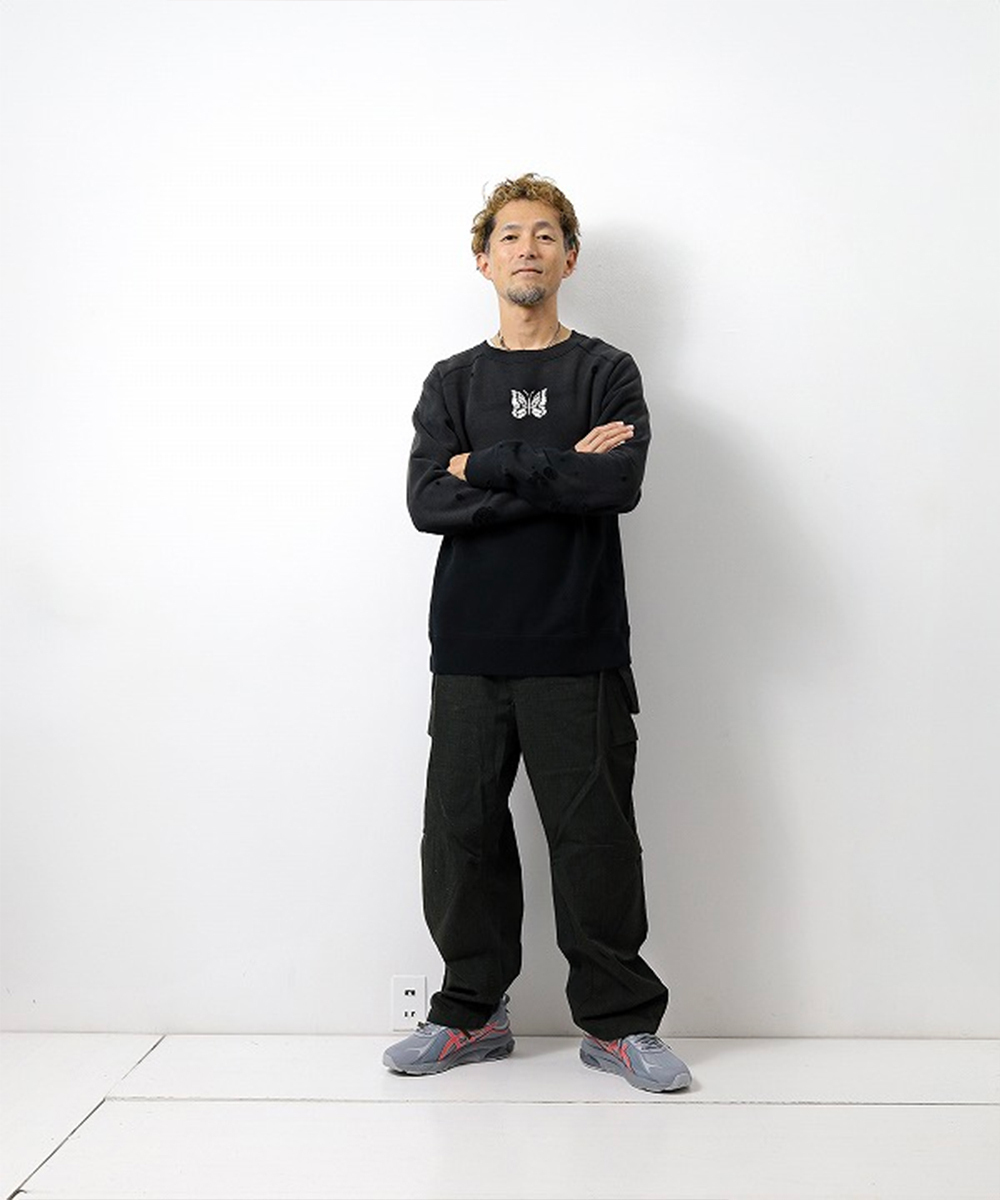 Needles】25AW DECONSTRUCTED SWEAT 長袖 スウェット すぐ届く