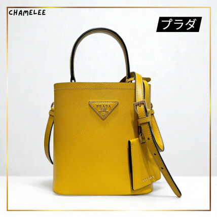 イエロー（黄色）系 PRADA(プラダ) バッグ・カバン(レディース