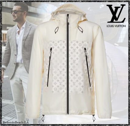 ナイロンジャケット ホワイト（白）系 Louis Vuitton(ルイヴィトン