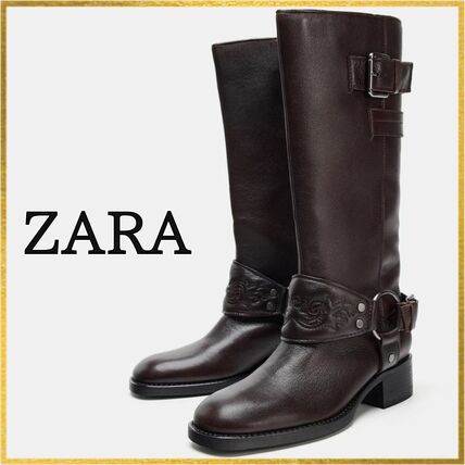 ZARA(ザラ) ロングブーツ(レディース) - ブランド通販のBUYMA
