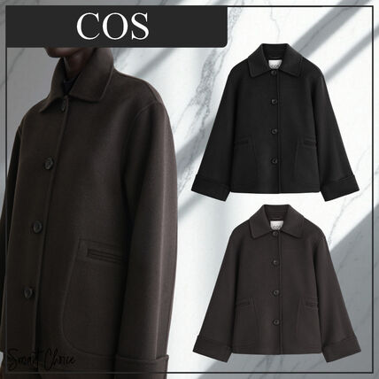 軽くて暖かい】COS ダブルフェイス ウールジャケット (COS/ジャケット