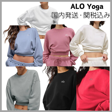 ピンク系 ALO Yoga(アロー) スウェット・トレーナー(レディース