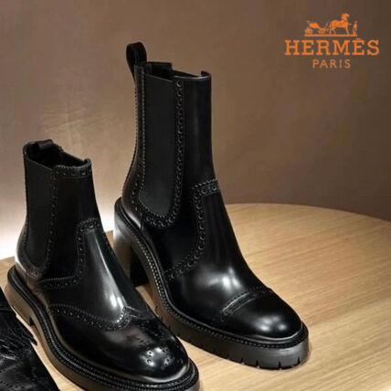 サイドゴアブーツ(チェルシーブーツ) 22.5cm HERMES(エルメス) ブーツ