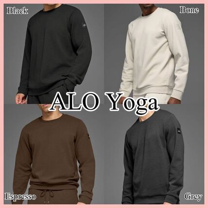 ブラウン（茶色）系 L ALO Yoga(アロー) スウェット・トレーナー