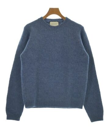 ブルー（青）系 GUCCI(グッチ) ニット・セーター(メンズ) - ブランド
