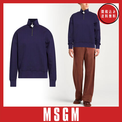 ネイビー（紺）系 MSGM(エムエスジイエム) スウェット・トレーナー