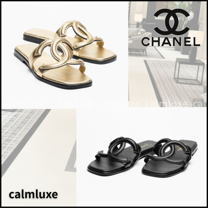 24.5cm CHANEL(シャネル) サンダル・ミュール(レディース) - ブランド